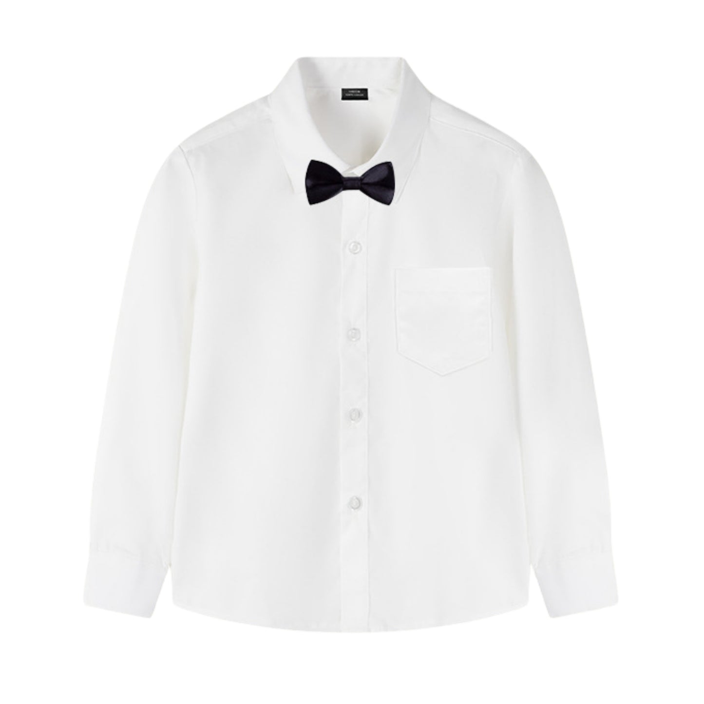 DANUOKU Boys Dress Shirts Tuxedo Shirt Long-Sleeve Button Down Shirt